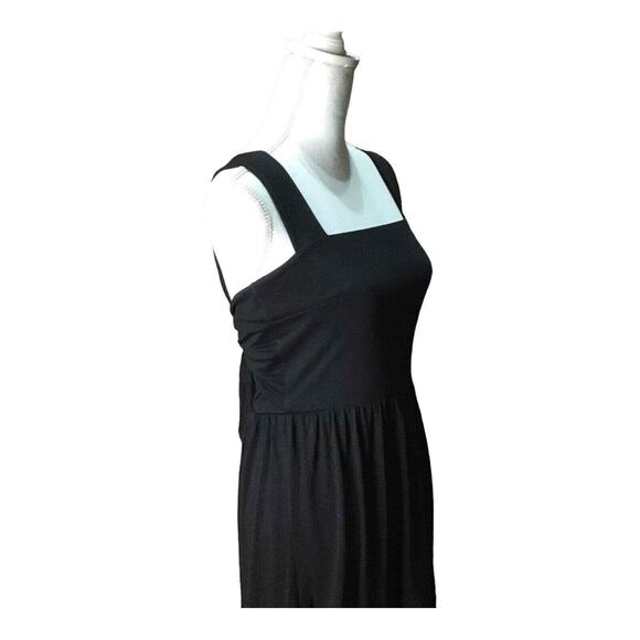 INC International Concepts Women’s Maxi Dress Black Tiered Open Back Size M NWT - Picture 6 of 16